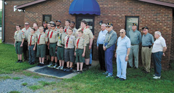 Boy Scout Troop 101 Flag Retirement Ceremony