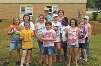 James Love School Students Build “Learning Courtyard”