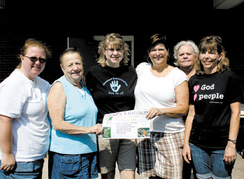 POLKVILLE BAPTIST CHURCH PROVIDING FRESH FOOD...