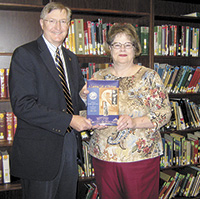 Ted Alexander Makes Book Presentation To Cleveland County Memorial Library