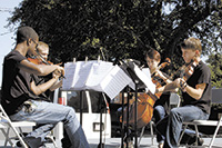 Burns High Strings Perform At “The Art Of Sound” Music Festival