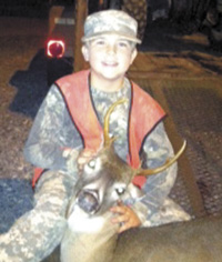 Evan Upchurch Bags First Deer!