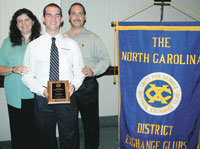 Shelby Student Receives NC Exchange Club A.C.E. Award