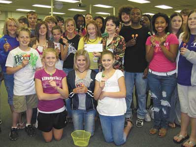  Kings Mountain Middle School Students Raise Money For Hospice 