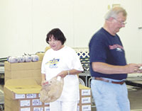 Shelby Lions Club distributes 101,000 pounds of food!