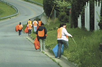 Over 1,300 Pounds of litter picked up by volunteers!