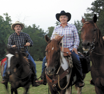 Missionaries On Horse Back...