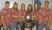 Local students perform with Pan Jive Steel Drum Band