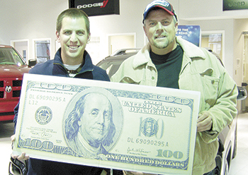 DAVID WHITE WINS $100 IN SHELBY SHOPPER & INFO FOOTBALL CONTEST!