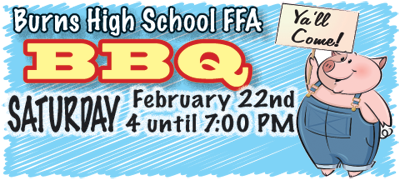 Burns FFA Benefit BBQ February 22, 2014