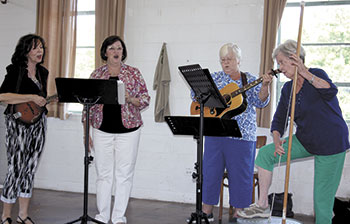 The Chicks Band entertain at Belwood Days