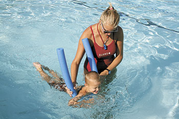 Swimming Lessons at Shelby City Park