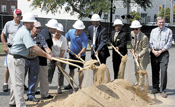 Shade Pavilion Groundbreaking