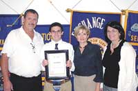 Exchange Club Honors Jacob Boyd With A.C.E. Award