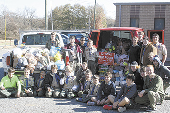 Boy Scout Food Pick-Up Benefits The Master’s House