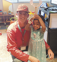 GWU Baseball team visits children fighting cancer