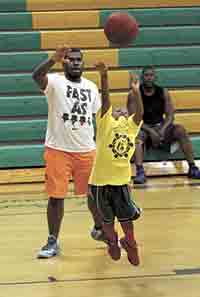 Annual Basketball Camp is all for the kids...