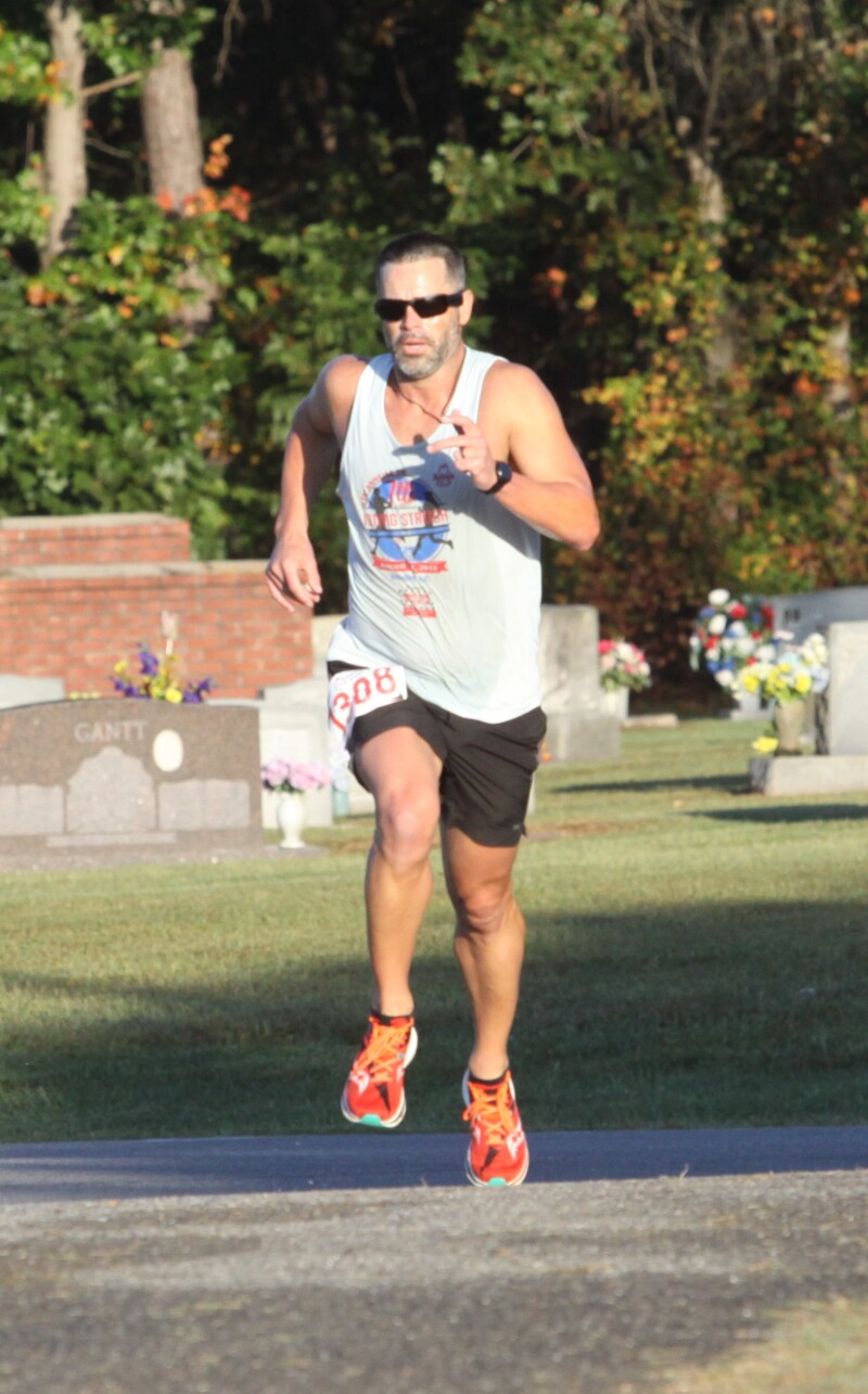 Wesley Gurley came in first, with a final 19:32 at the Belwood Run For Hunger 5K.
