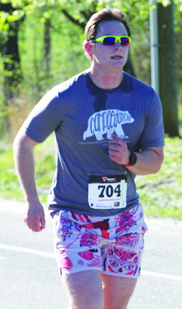 Brian Yanik of Asheville was the winner of the Chasing Knobby  5K