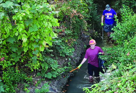 Creek Cleanup Event on Saturday, October 2.
