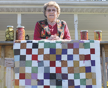 Doris Hicks beat cancer and is quilting and canning up a storm