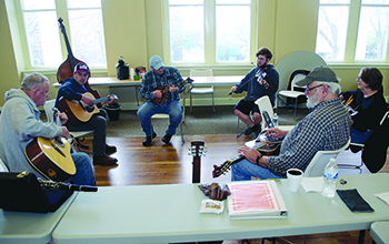 The Saturday Bluegrass Jam was held at the Earl Scruggs Center on March 12th, 2022.