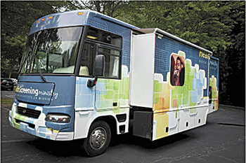 Health Screening Bus at Cleveland County Fair