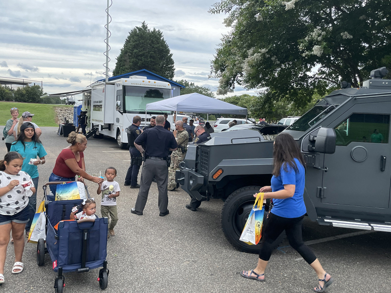 National Night Out at Shelby City Park on Tuesday, August 6th.