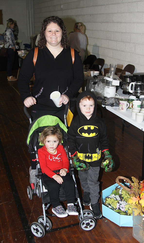 Inside Yard Sale in Mooresboro School Gym