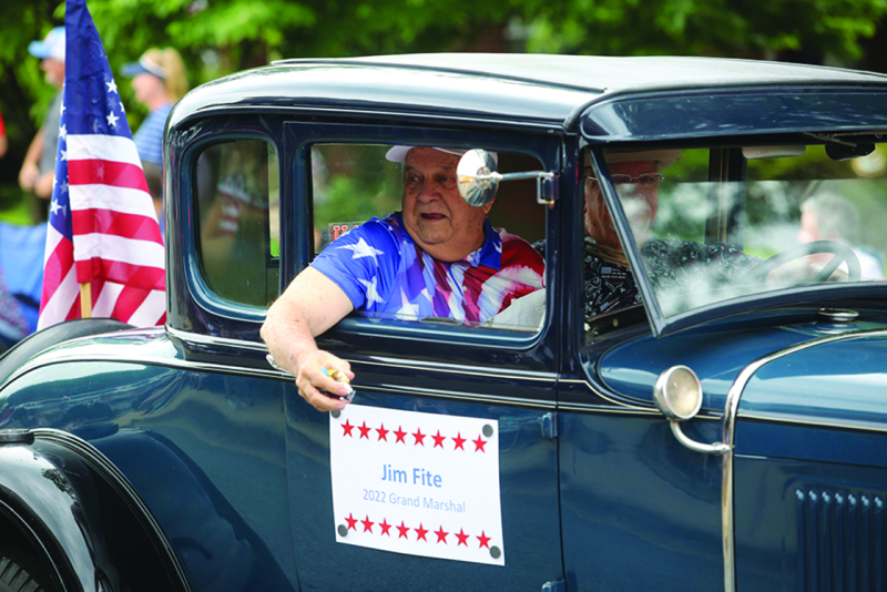 Jim Fite was the Grand Marshall of the 2022 Lattimore 4th of July Parade.