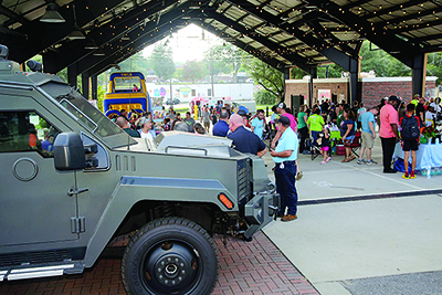The National Night Out in Shelby was hosted by Shelby Police Department at the City Pavilion on Tuesday, August 3rd.
