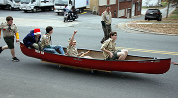 'Floating down Lafayette Street'...