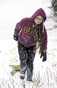 Fun in the snow!!